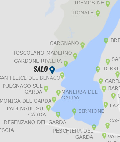 Salo am Gardasee - Karte